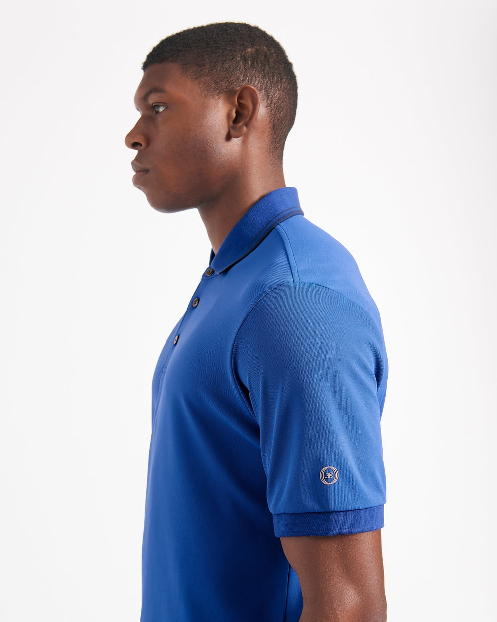 Ben Sherman 360 Motion Stretch Polo Shirts Blue / Royal | QMDT51360