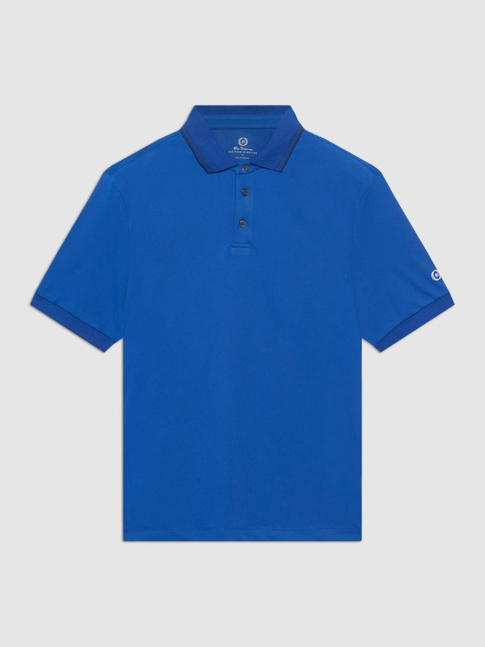 Ben Sherman 360 Motion Stretch Polo Shirts Blue / Royal | QMDT51360