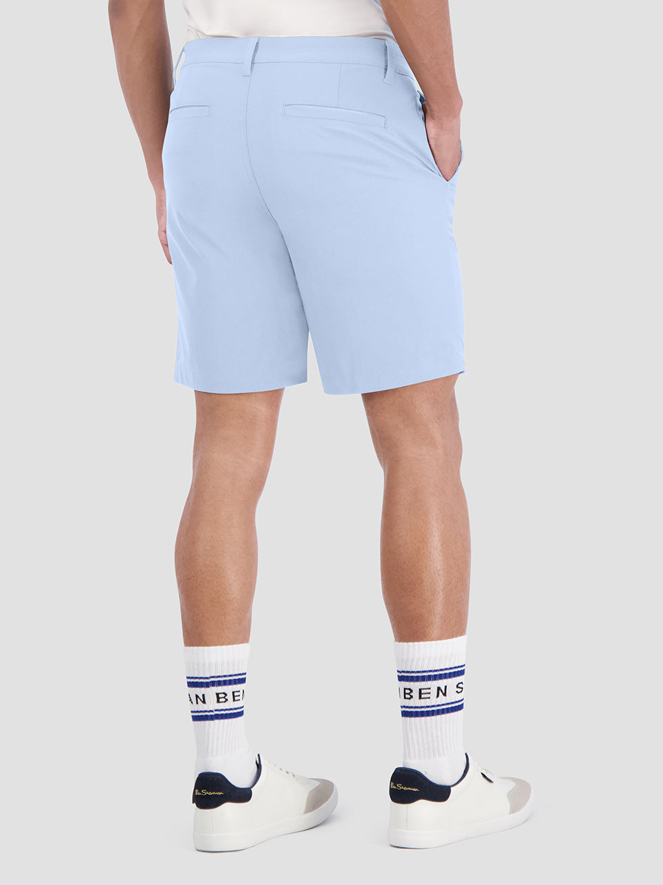 Ben Sherman 4Way Stretch Tech Shorts Blue | LZKO76308