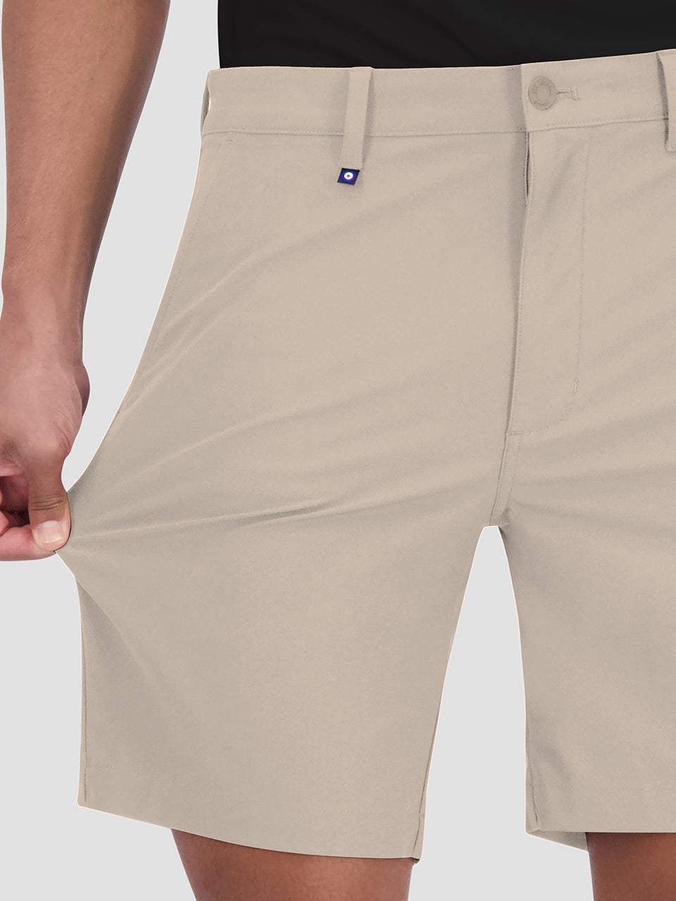 Ben Sherman 4Way Stretch Tech Shorts Khaki | IHKU15207