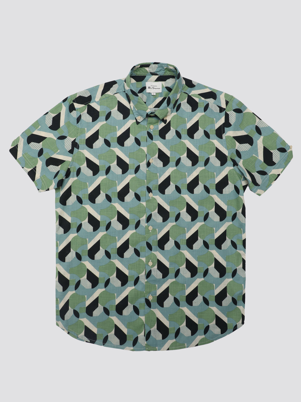 Ben Sherman Art Deco Shirts Green | HIOT45623