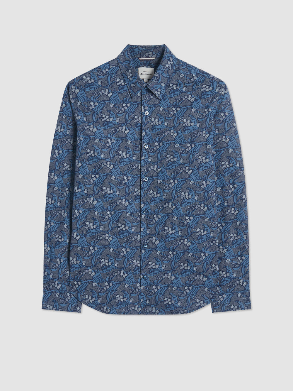 Ben Sherman Art Nouveau Floral Shirts Navy | VFSW84291