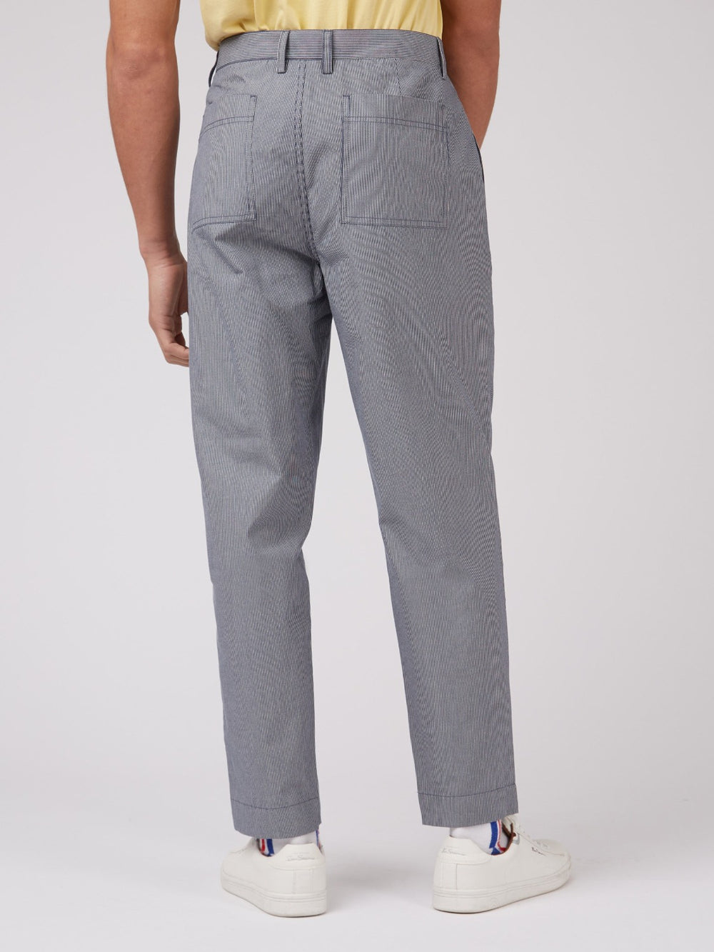 Ben Sherman B by Ben Sherman Cotton Taper Pants Blue Grey | QLZK18470