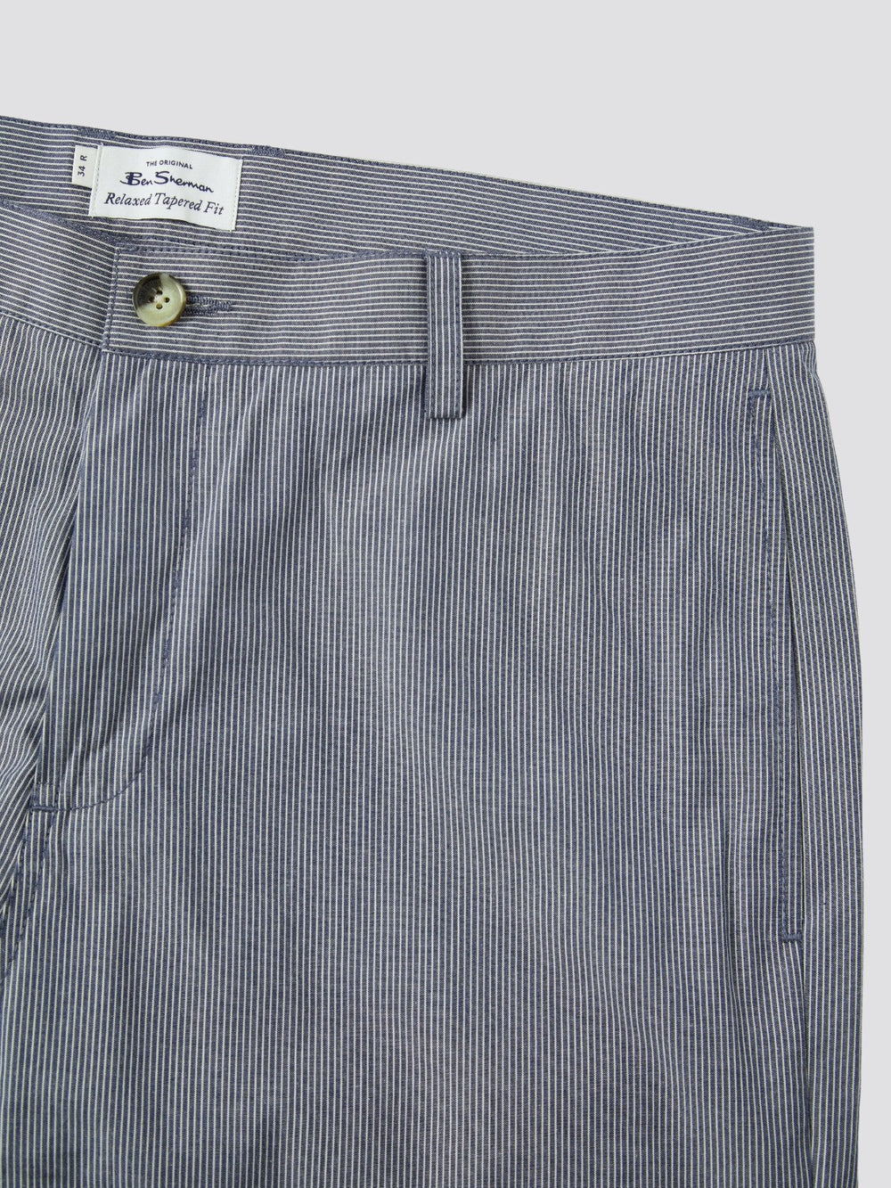 Ben Sherman B by Ben Sherman Cotton Taper Pants Blue Grey | QLZK18470