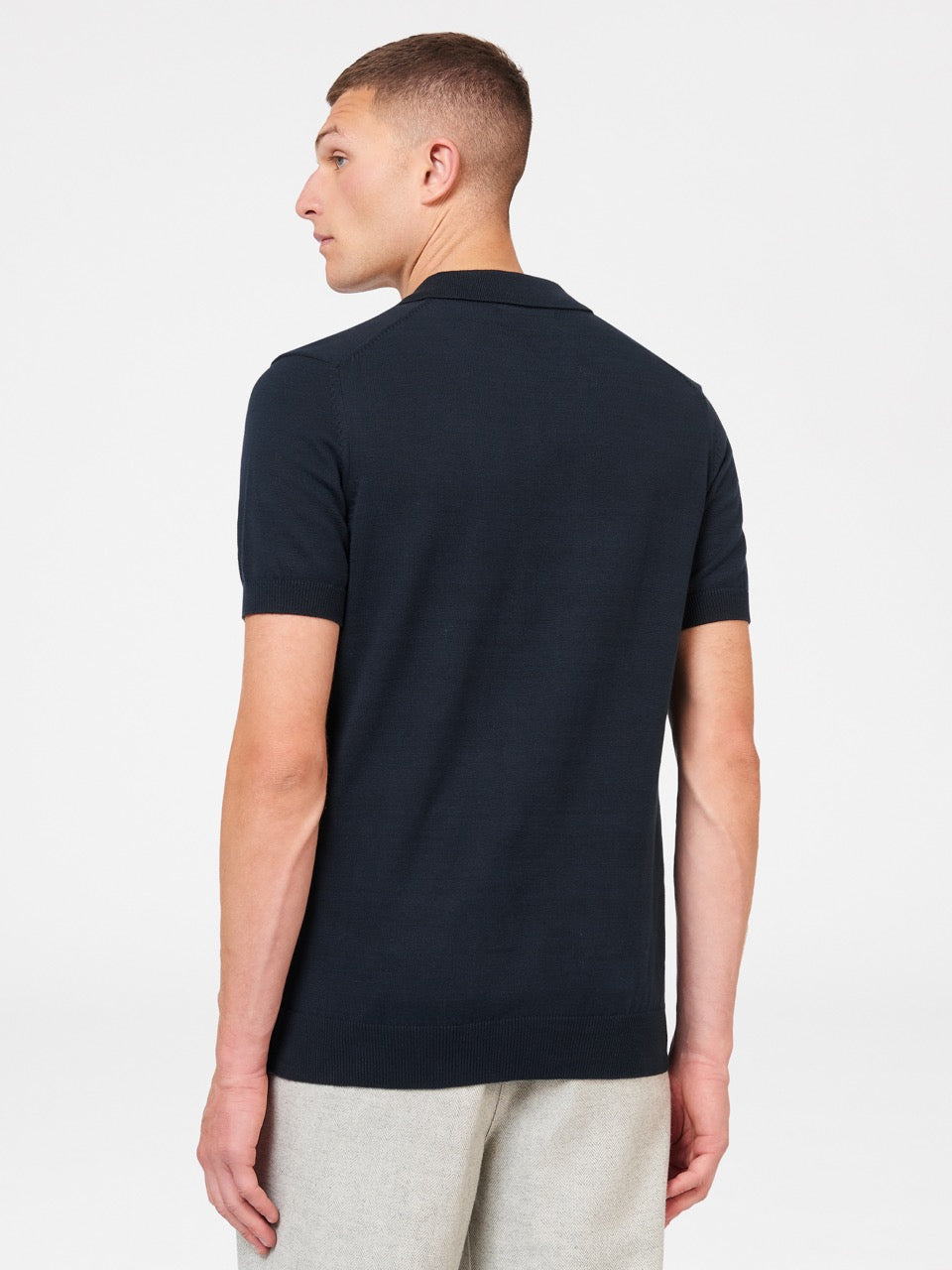 Ben Sherman B by Ben Sherman London Rebels Polo Neck Sweaters Navy | XMWI40185