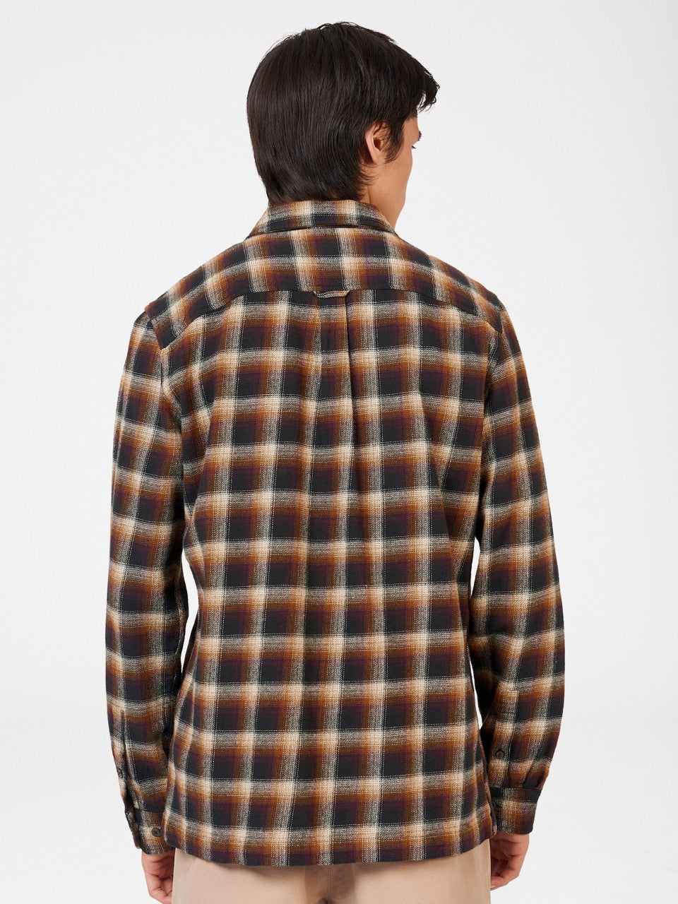 Ben Sherman B by Ben Sherman Ombre Check Shirts Brown | CGSO56107