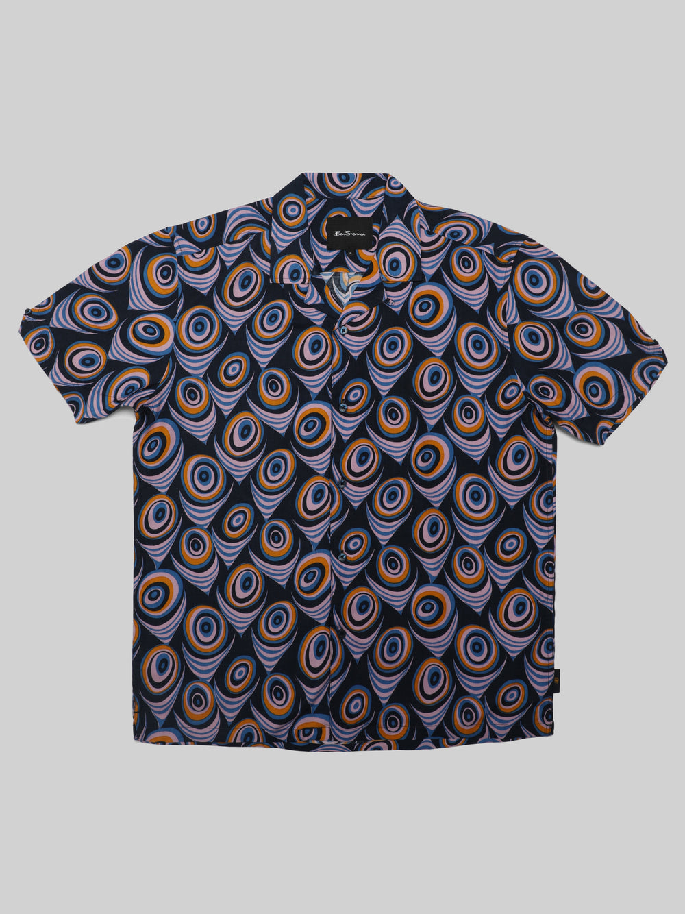 Ben Sherman B by Ben Sherman Psychedelic Print Shirts Purple | TFKG41589