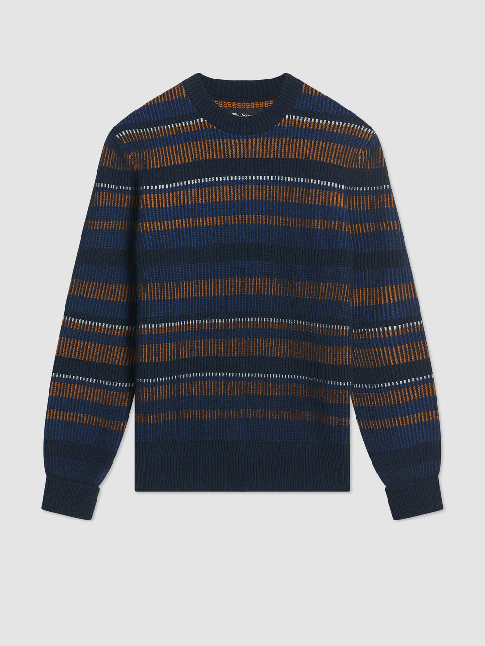 Ben Sherman B by Ben Sherman Stripe Knitwear Navy | ZOLN79218