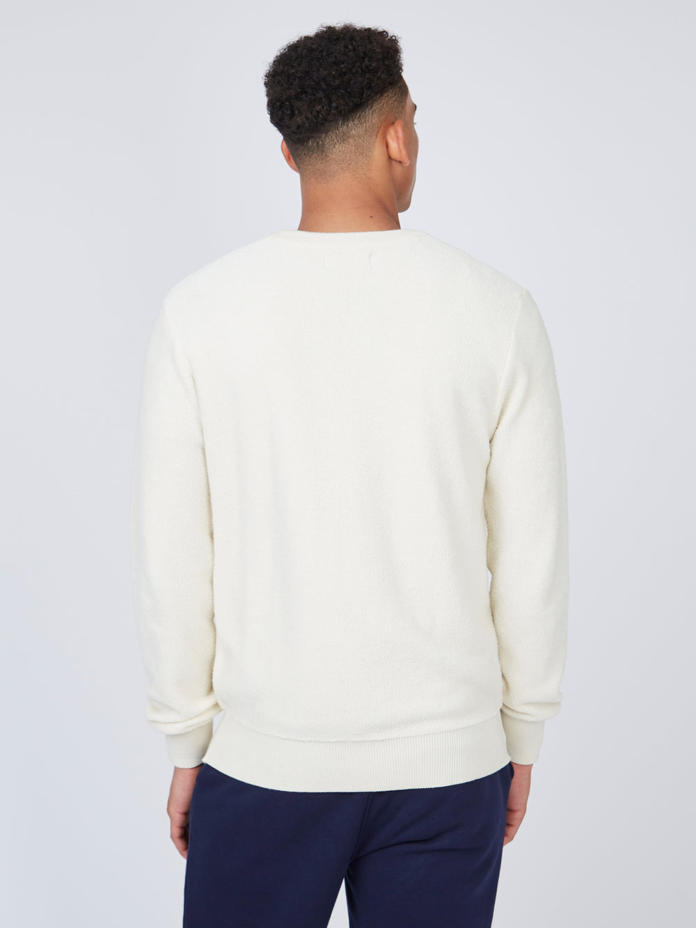 Ben Sherman B by Ben Sherman Textured Knitwear White | MNJT84379