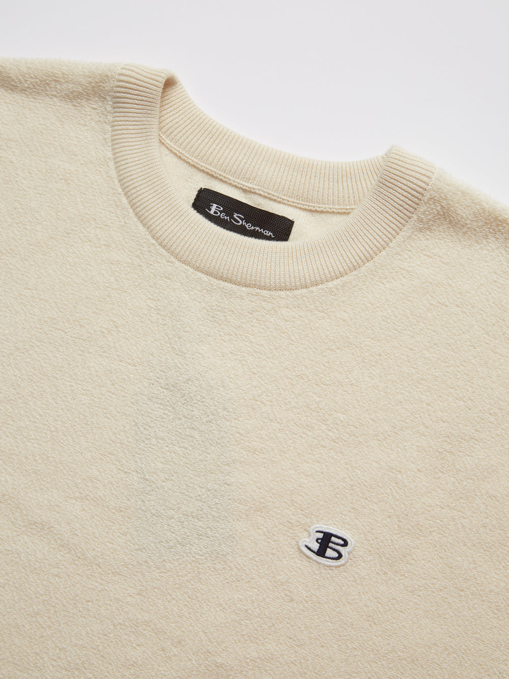 Ben Sherman B by Ben Sherman Textured Knitwear White | MNJT84379