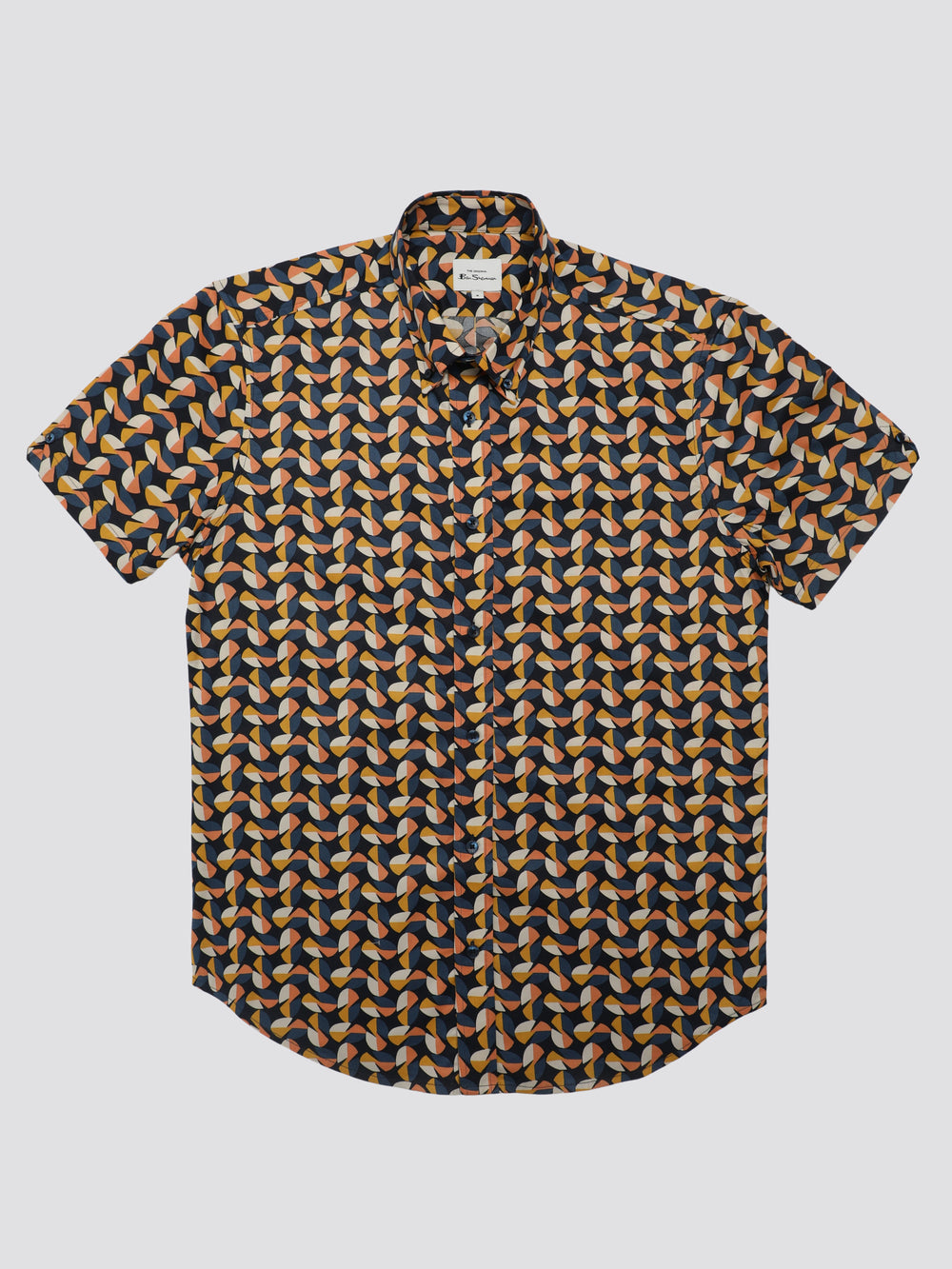 Ben Sherman Bahaus Geo Shirts Yellow | YOAL26407