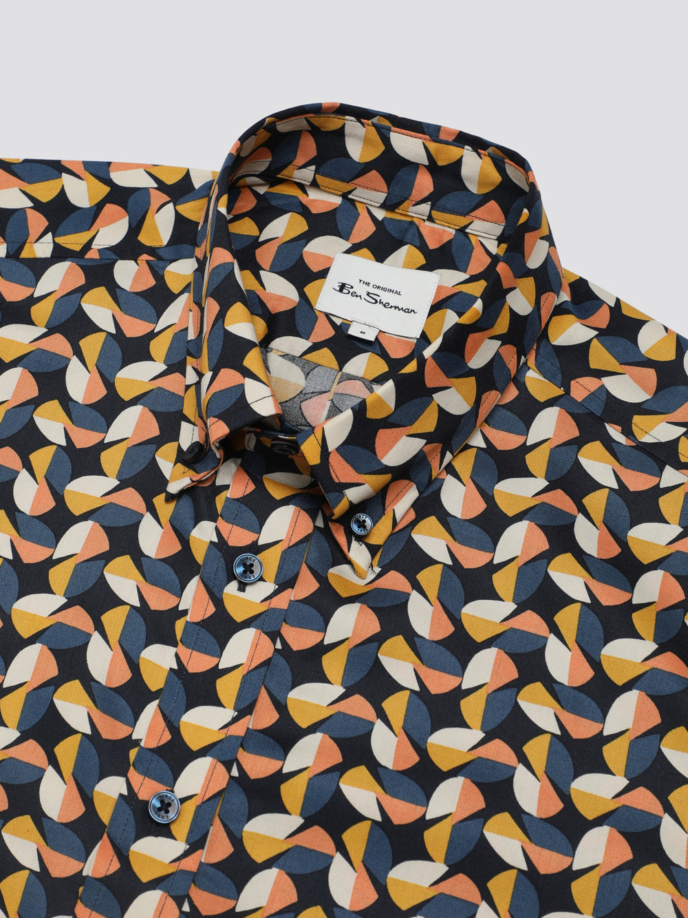 Ben Sherman Bahaus Geo Shirts Yellow | YOAL26407