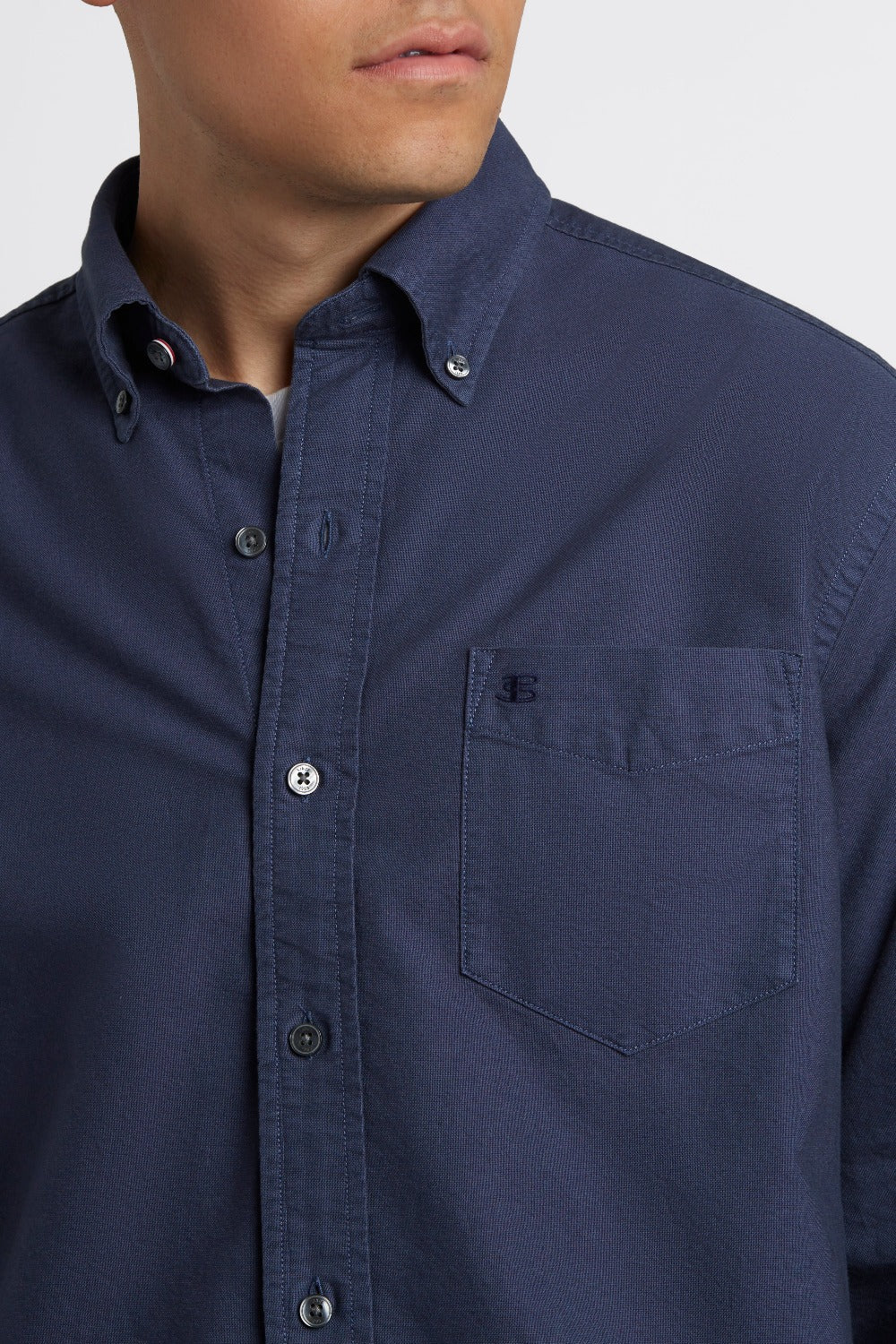 Ben Sherman Beatnik Oxford Garment Dye Shirts Indigo | AVEM46981