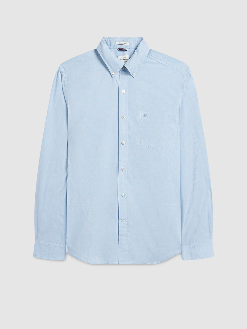 Ben Sherman Beatnik Wash Long-Sleeve Shirts Blue | MBHS13684