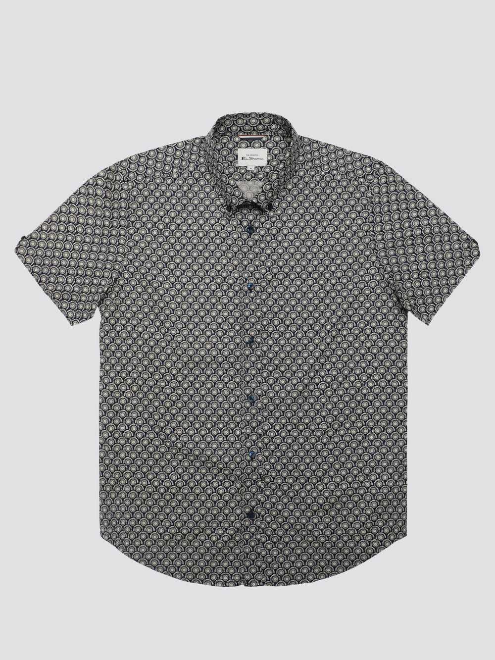 Ben Sherman Block Geo Shirts Grey | EYTQ37082