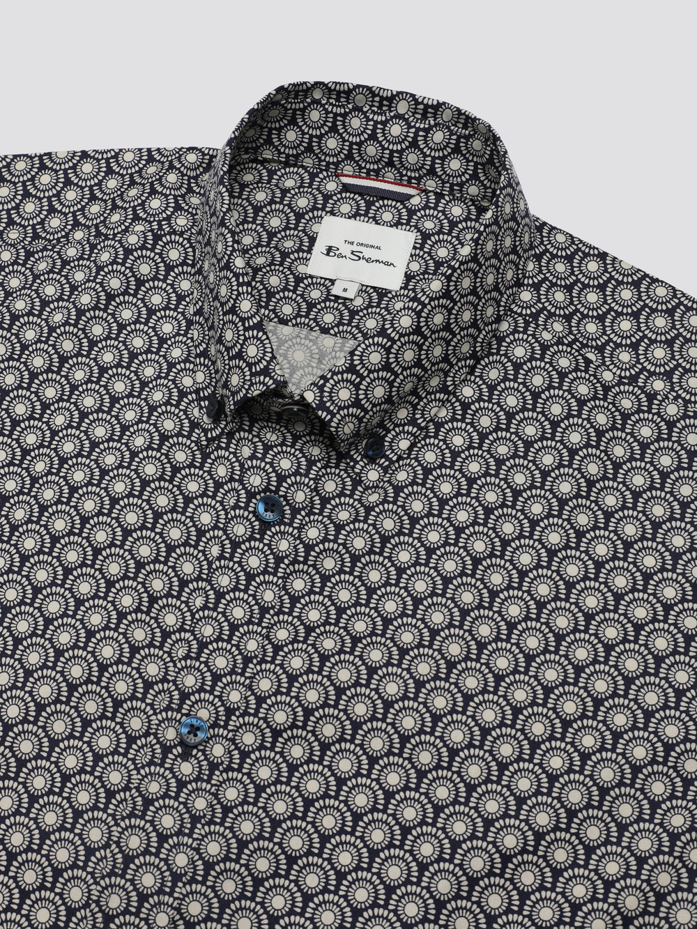 Ben Sherman Block Geo Shirts Grey | EYTQ37082