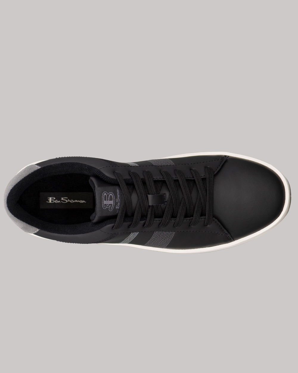 Ben Sherman Boxwell Sneakers Black / White / Grey | RJAN03217