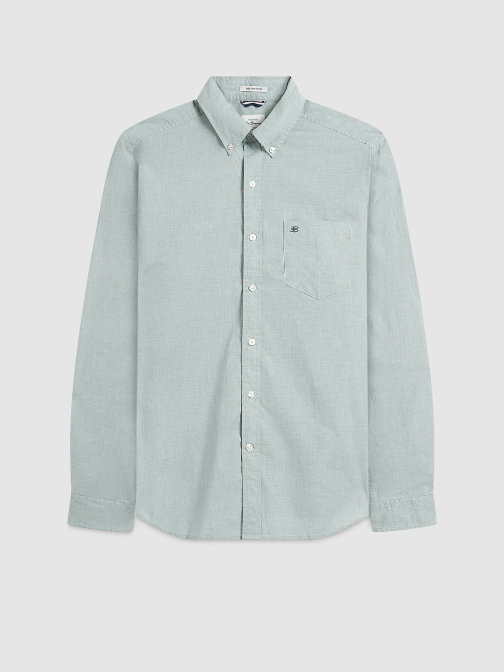 Ben Sherman Brighton Oxford Organic Green Shirts Green | QDFC98046