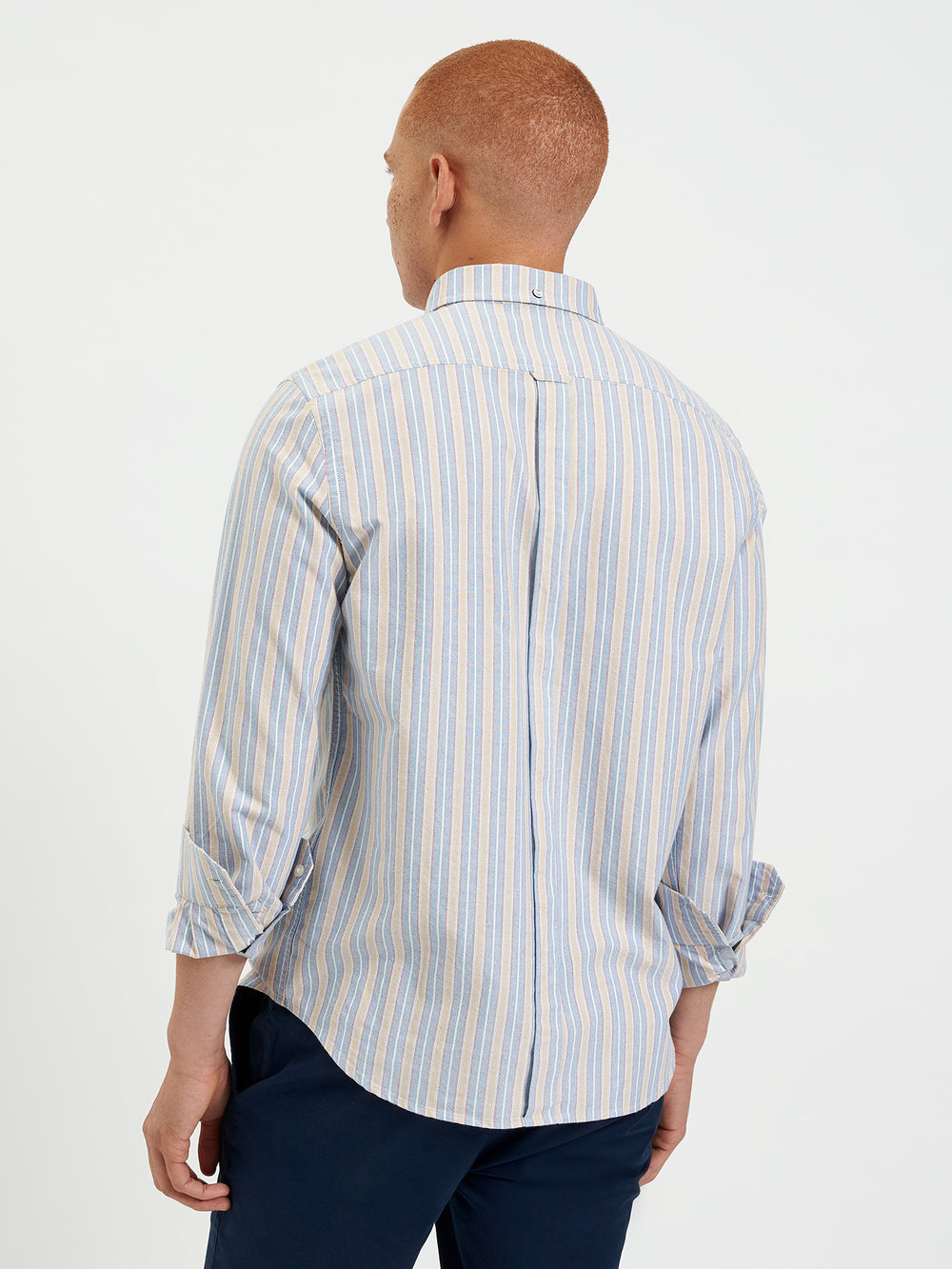 Ben Sherman Brighton Oxford Organic Shirts Blue Multicolor | YTIQ23940