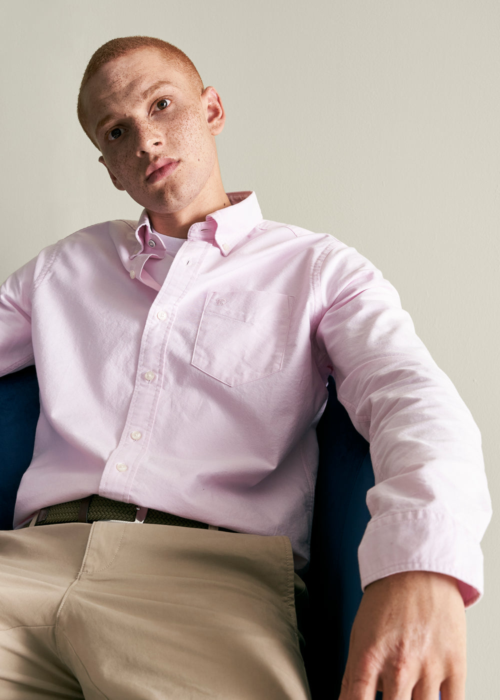 Ben Sherman Brighton Oxford Organic Shirts Pink | EKTS85719