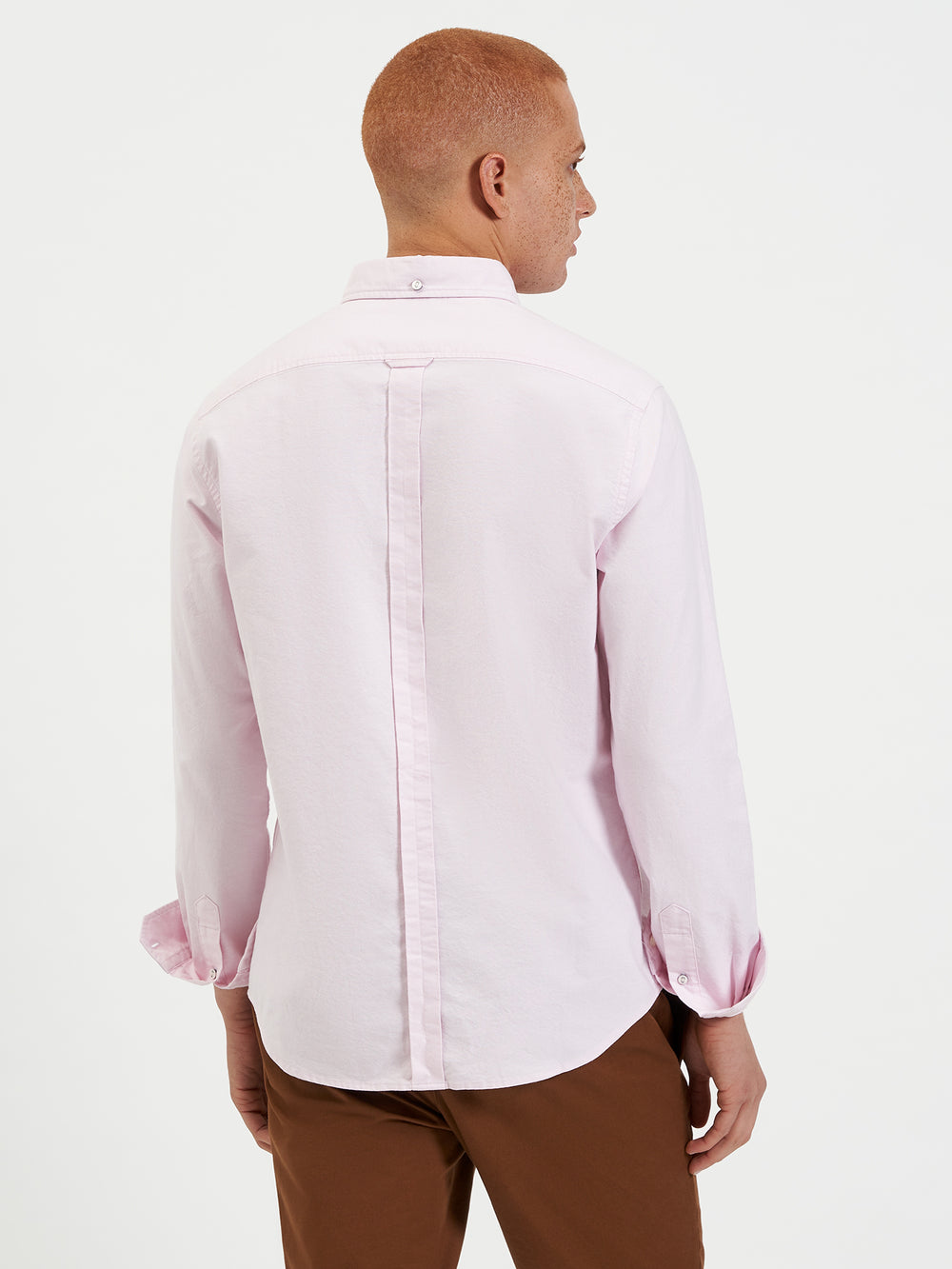 Ben Sherman Brighton Oxford Organic Shirts Pink | EKTS85719