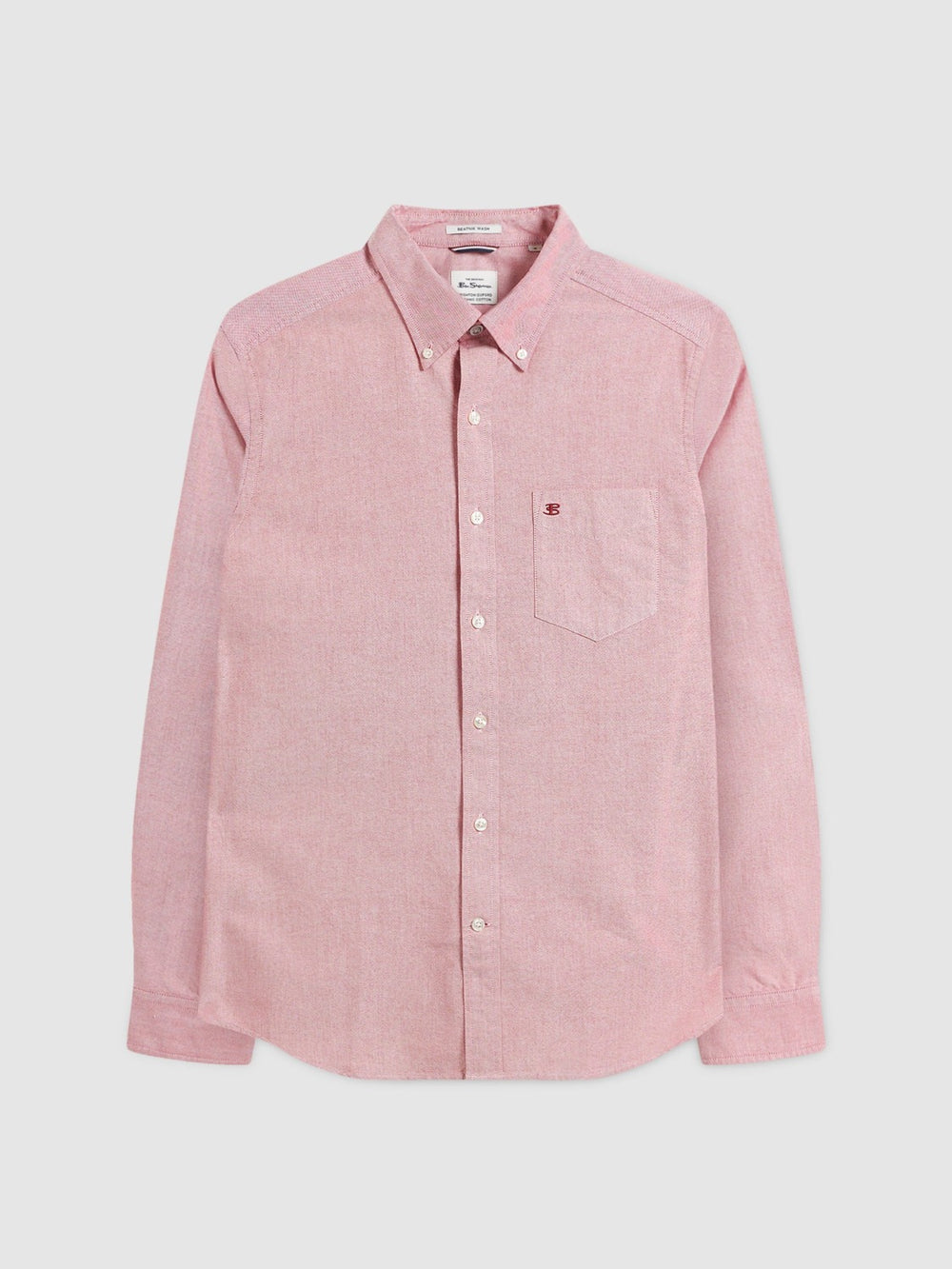 Ben Sherman Brighton Oxford Organic Shirts Light Red | DIOA61538