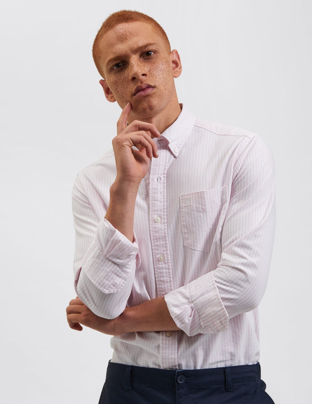 Ben Sherman Brighton Oxford Shirts Pink Stripes | EKBY53948