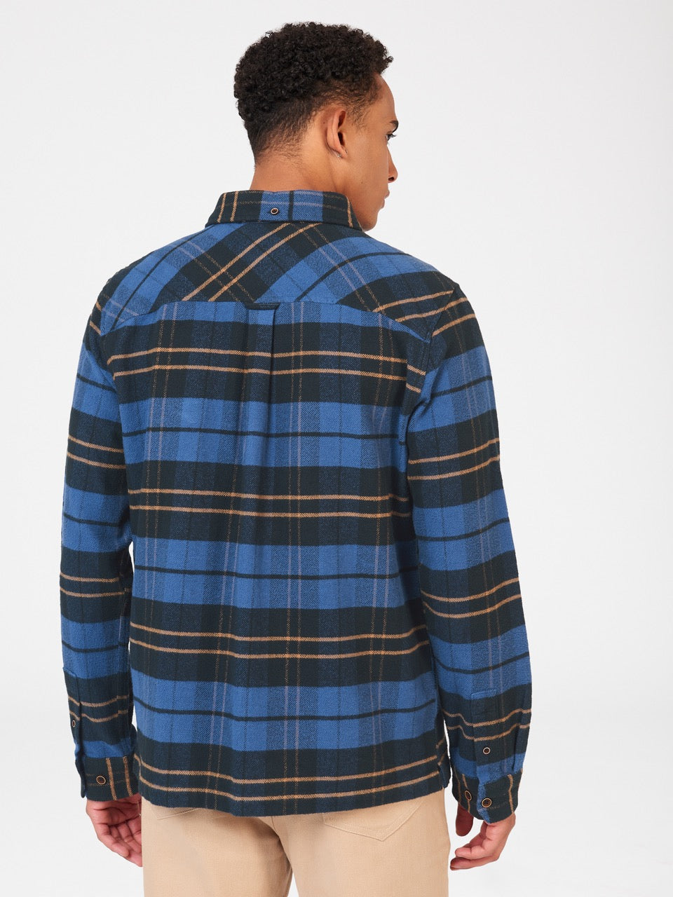 Ben Sherman Brushed Ivy Check Shirts Blue | WTIE26708