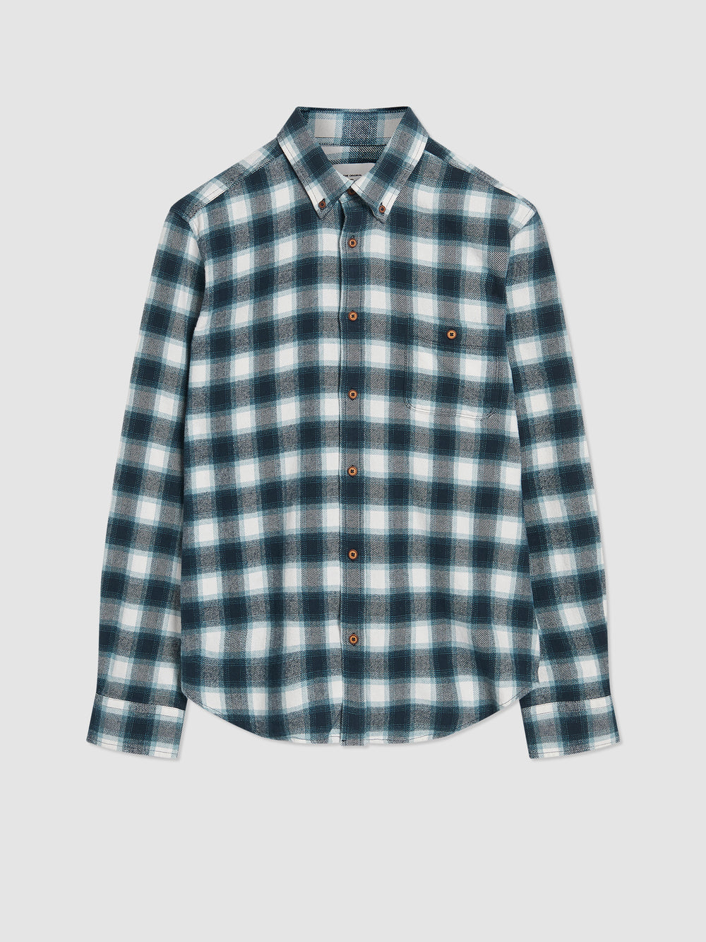 Ben Sherman Brushed Ombre Check Flannel Shirts Green | HSQB72968