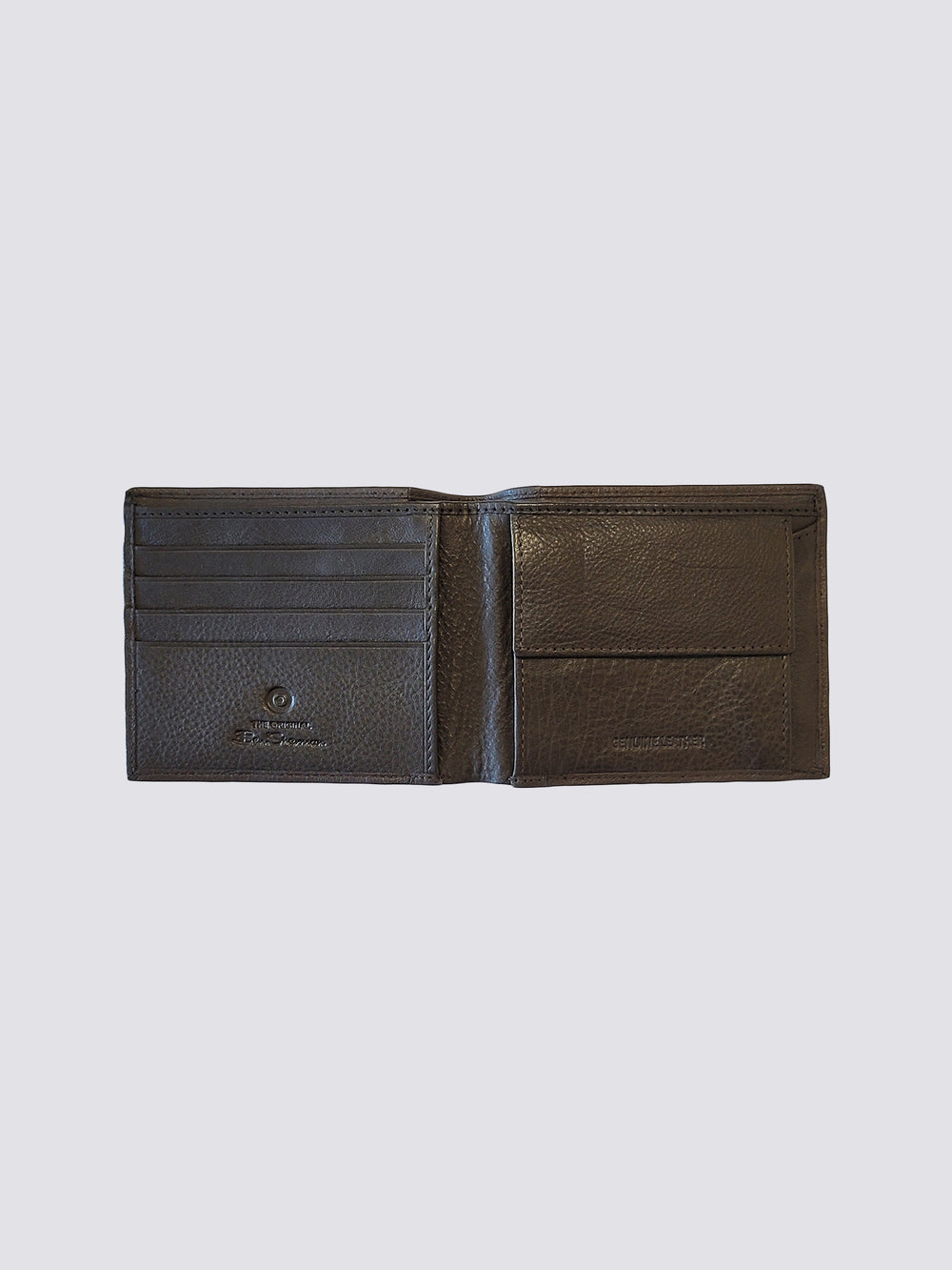 Ben Sherman Burns Bill Fold Leather Wallets Brown | EKGB18739