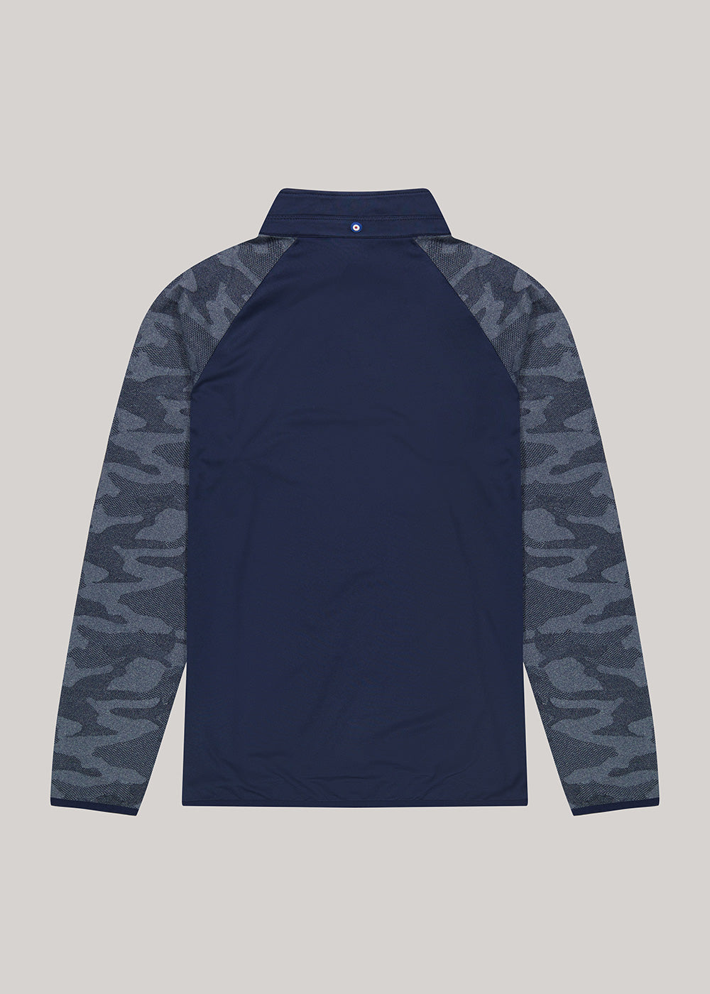 Ben Sherman Camo Jacq. Sleeve Quarter Zip Jackets Navy | KAOI21945