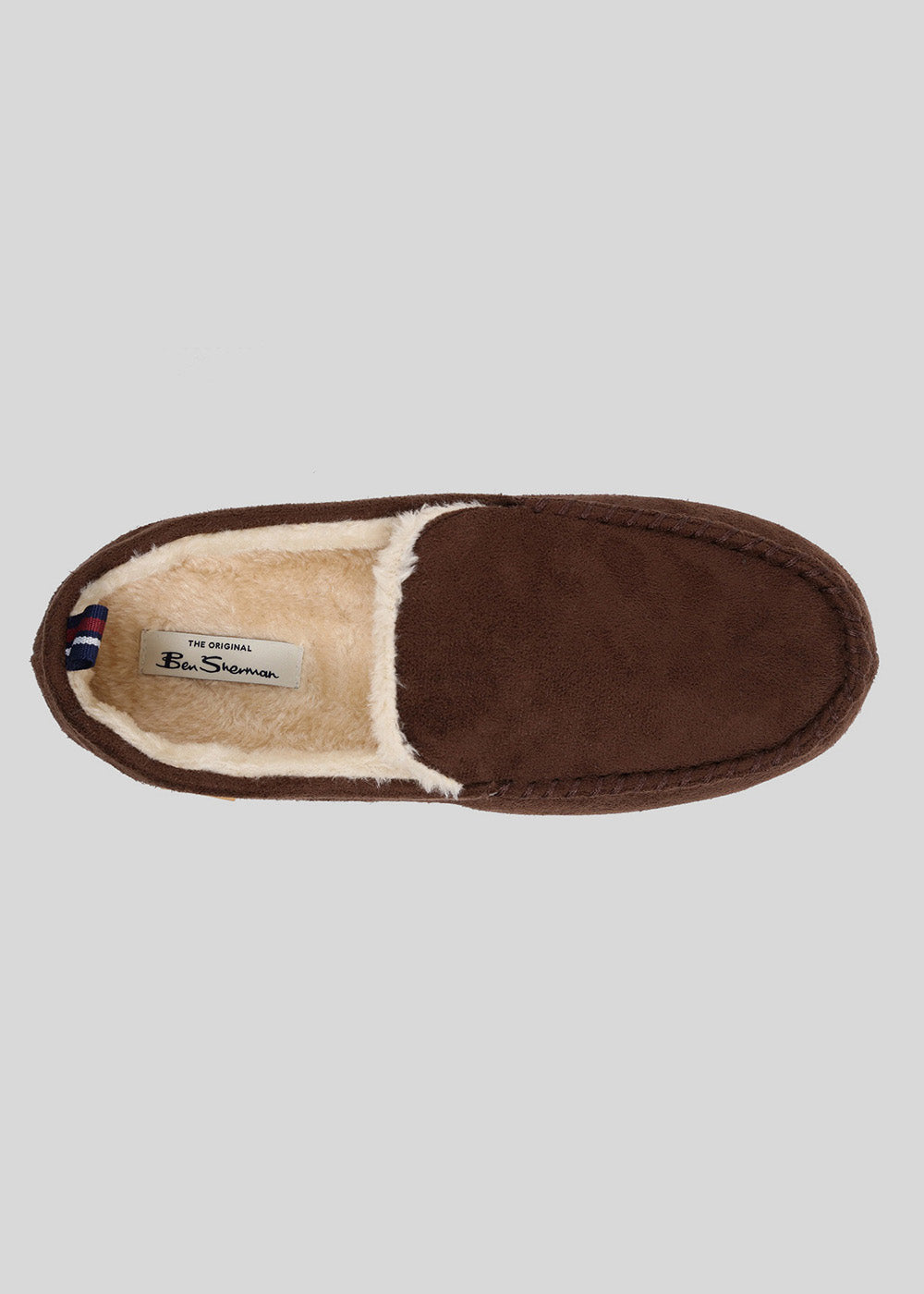 Ben Sherman Casa Cartegena Moccasin Slipper Brown | DQVG27194