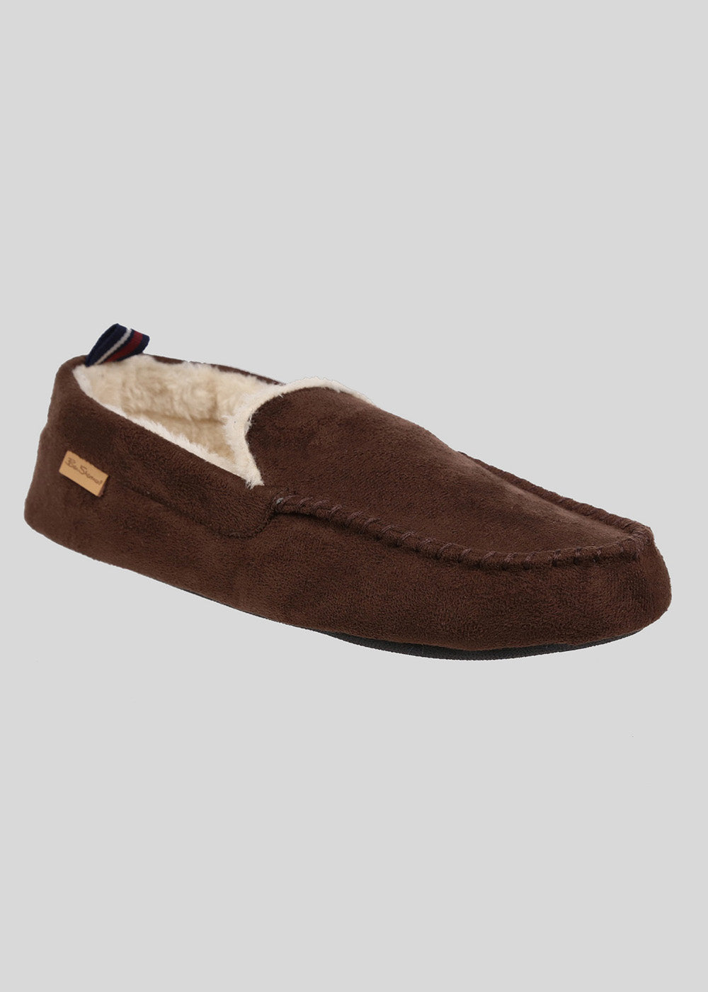 Ben Sherman Casa Cartegena Moccasin Slipper Brown | DQVG27194