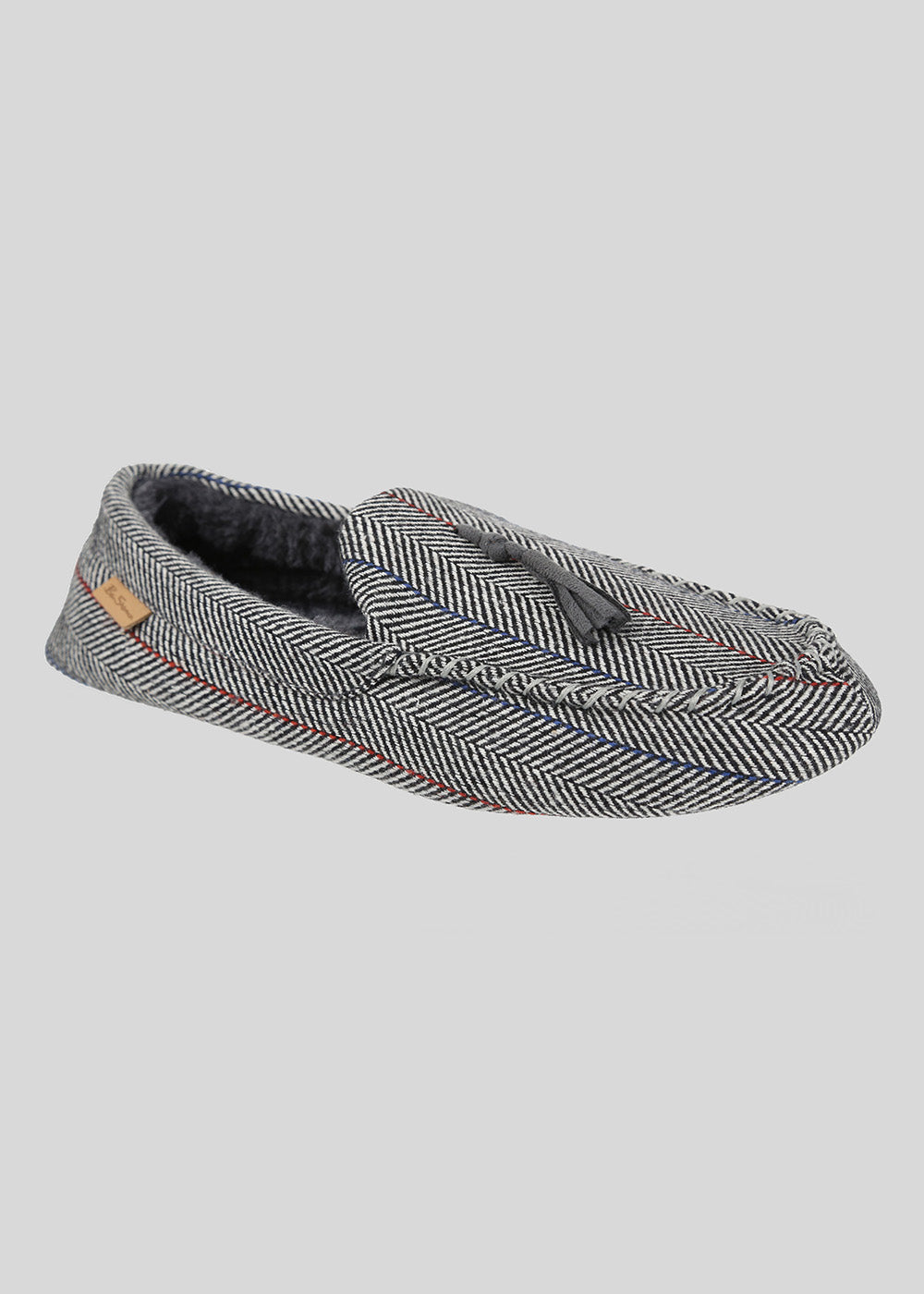 Ben Sherman Cliveden House Moccasin Slipper Grey | EGFK32679