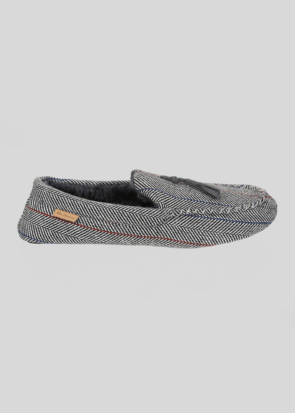 Ben Sherman Cliveden House Moccasin Slipper Grey | EGFK32679