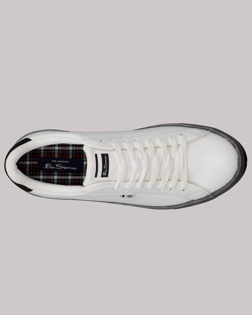 Ben Sherman Crowley Sneakers White / Black | LRHU70529