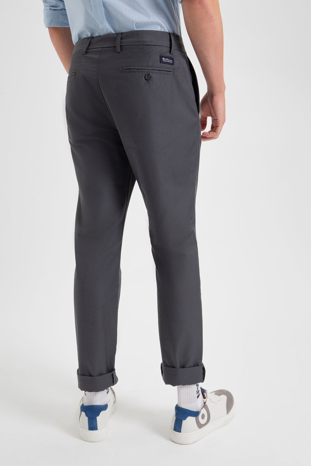 Ben Sherman Everyday Slim Fit Chino Pants Grey | NJKB56409