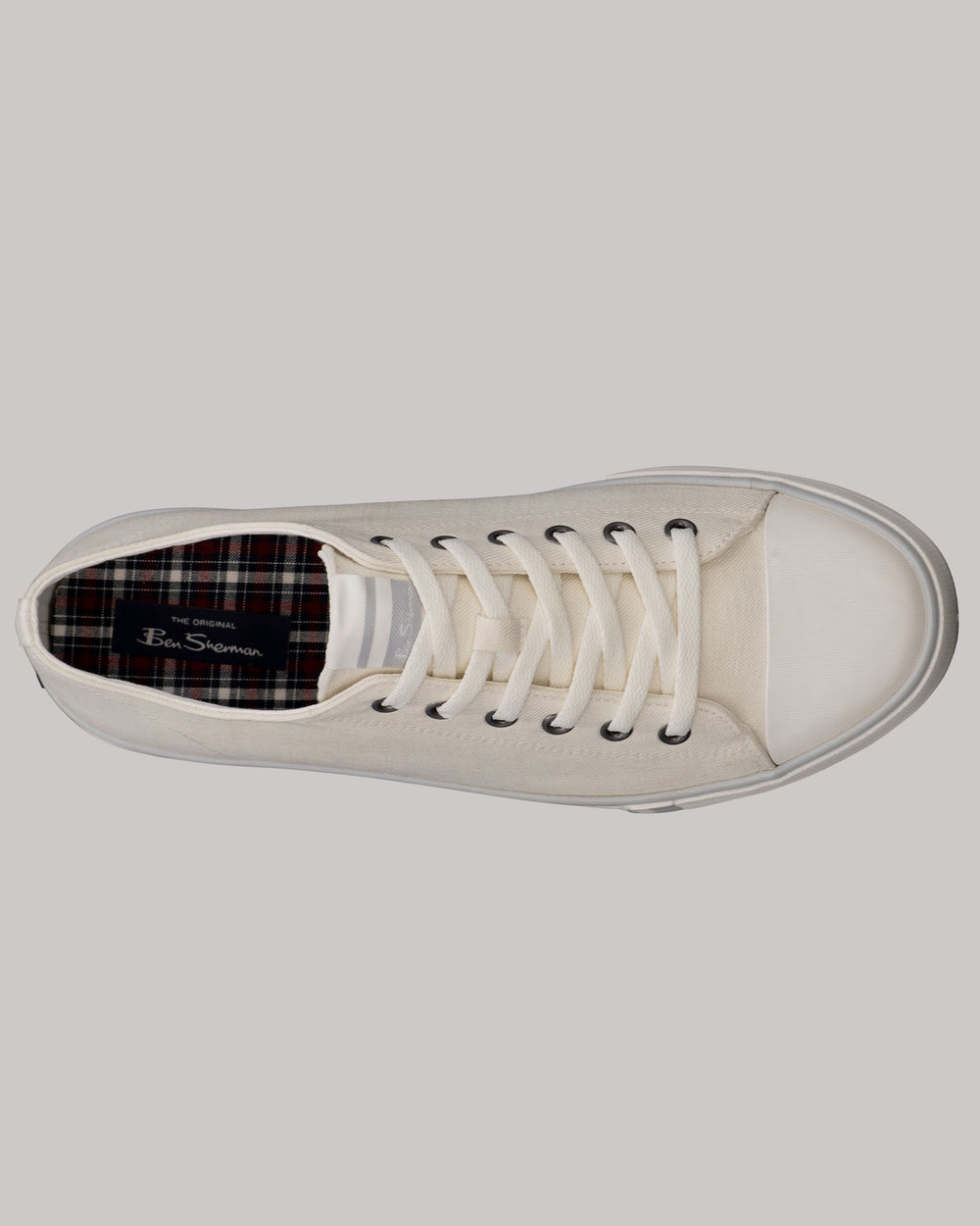 Ben Sherman Hadley Lo Sneakers White | DEZR63185