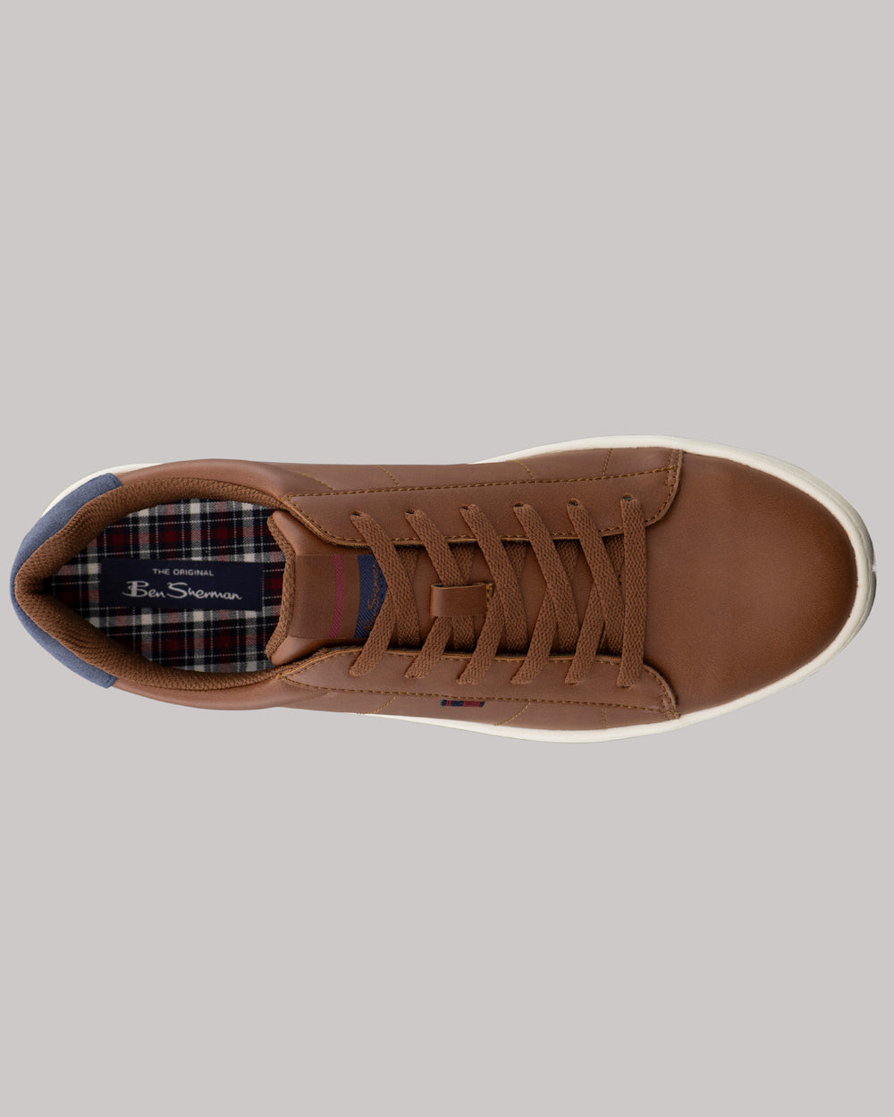 Ben Sherman Hampton Court Sneakers Brown | EBCS79285