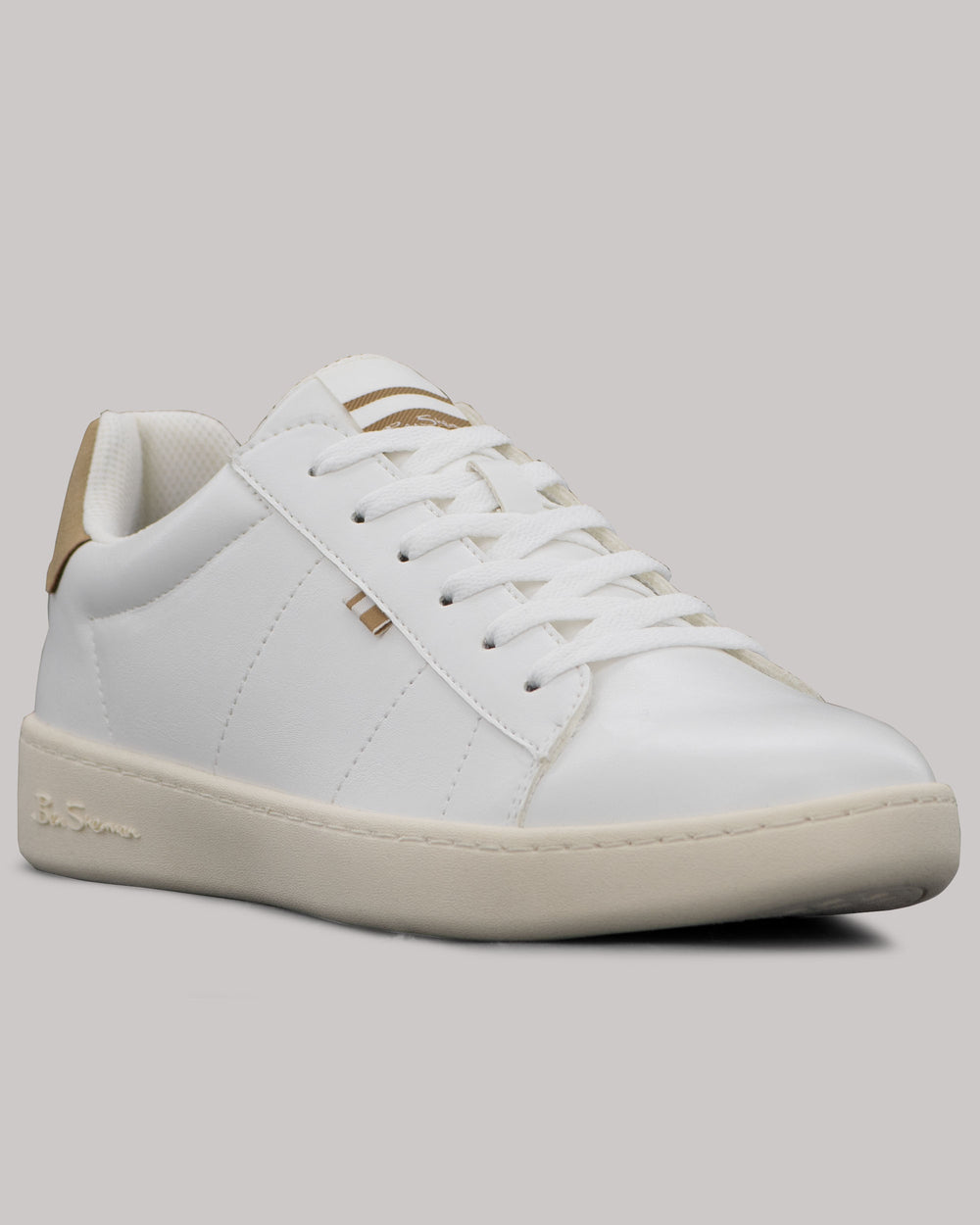 Ben Sherman Hampton Sneakers White / Brown | FYWR89720