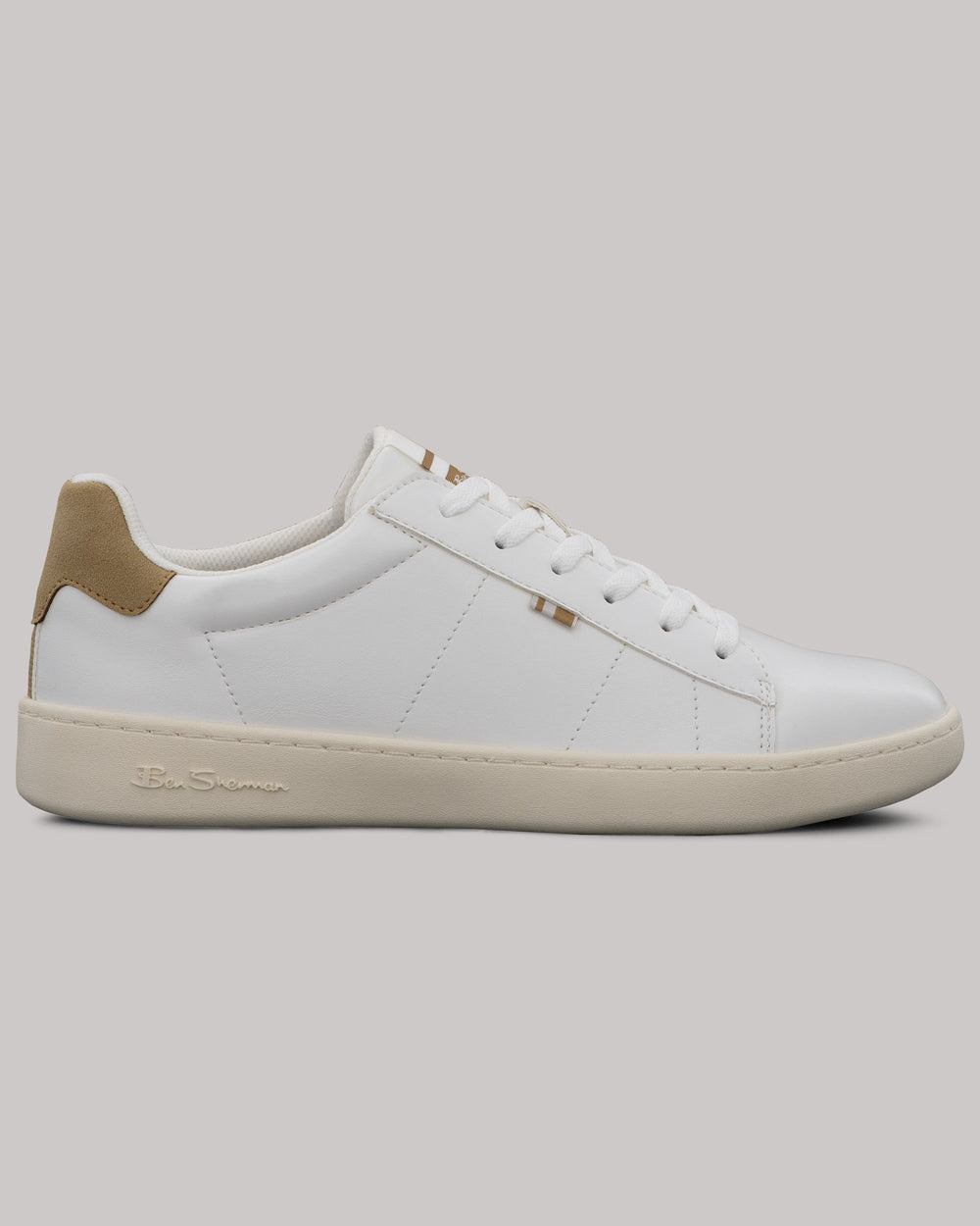 Ben Sherman Hampton Sneakers White / Brown | FYWR89720