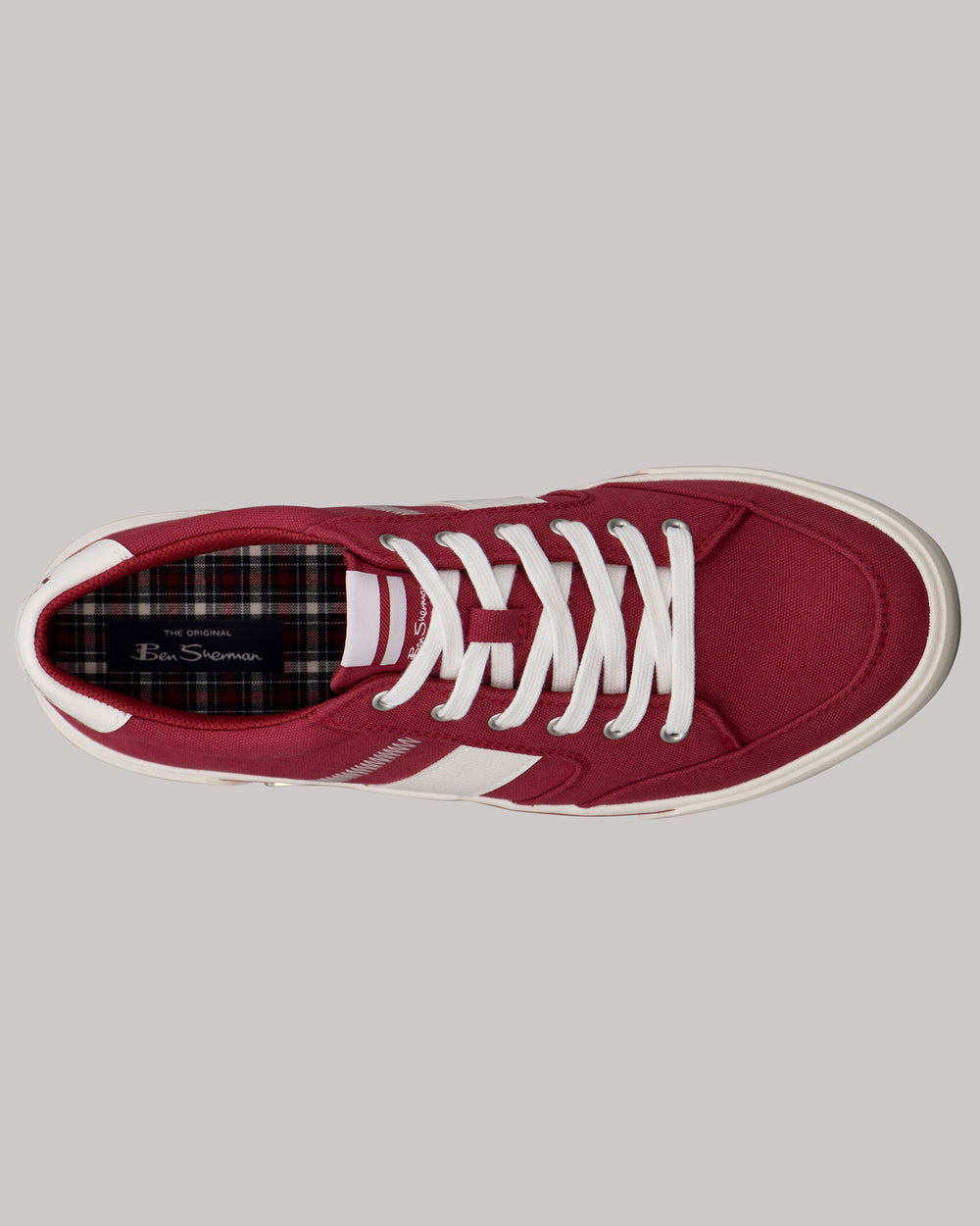 Ben Sherman Hawthorn Sneakers Red / White | TXSQ09362