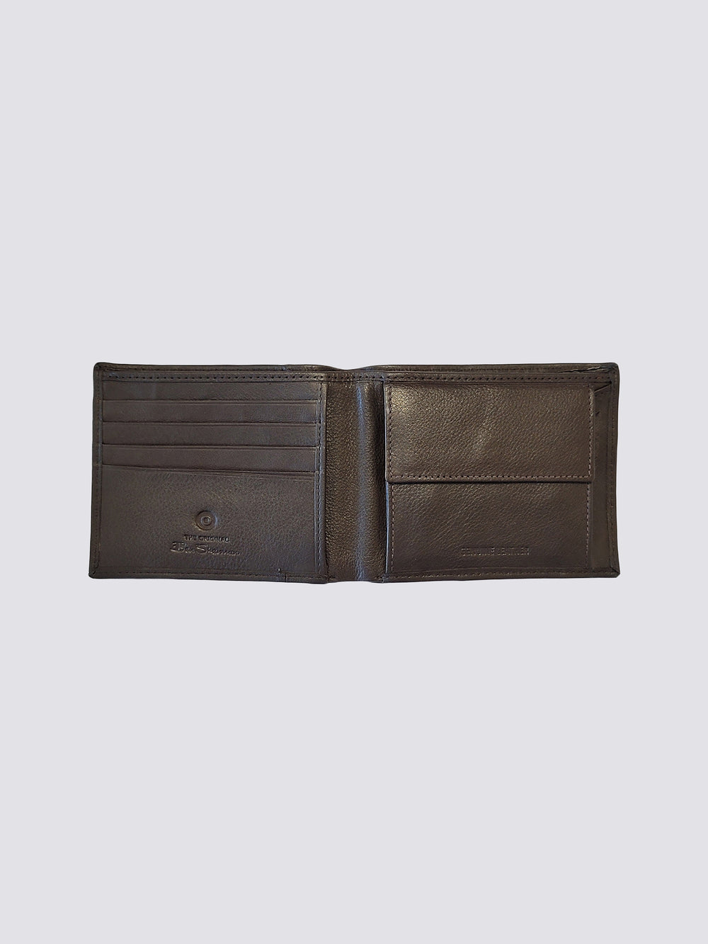 Ben Sherman Irvine Bill Fold Leather Wallets Brown | PUMR82037