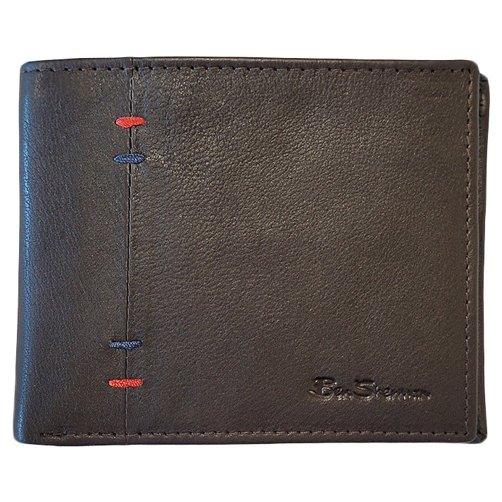 Ben Sherman Irvine Bill Fold Leather Wallets Brown | PUMR82037