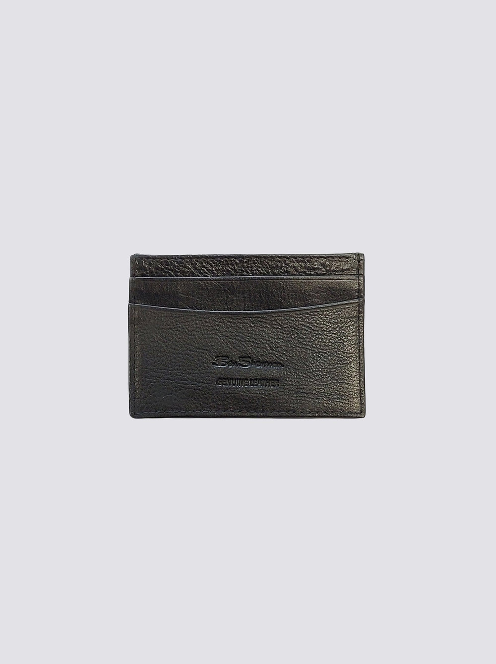 Ben Sherman Koki Leather Card Holder Wallets Black | YJSM98251