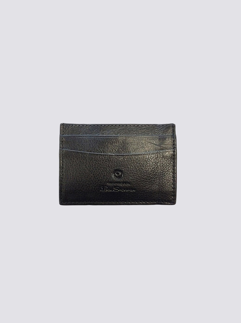 Ben Sherman Koki Leather Card Holder Wallets Black | YJSM98251