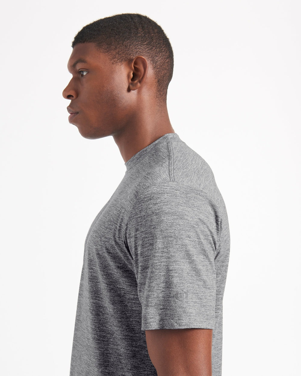 Ben Sherman Performance Stretch Marl T-Shirt Grey | HJAD09831