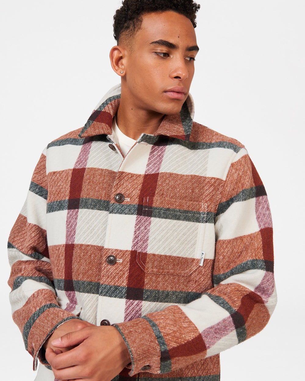 Ben Sherman Plaid Jackets Orange | HEFW32517