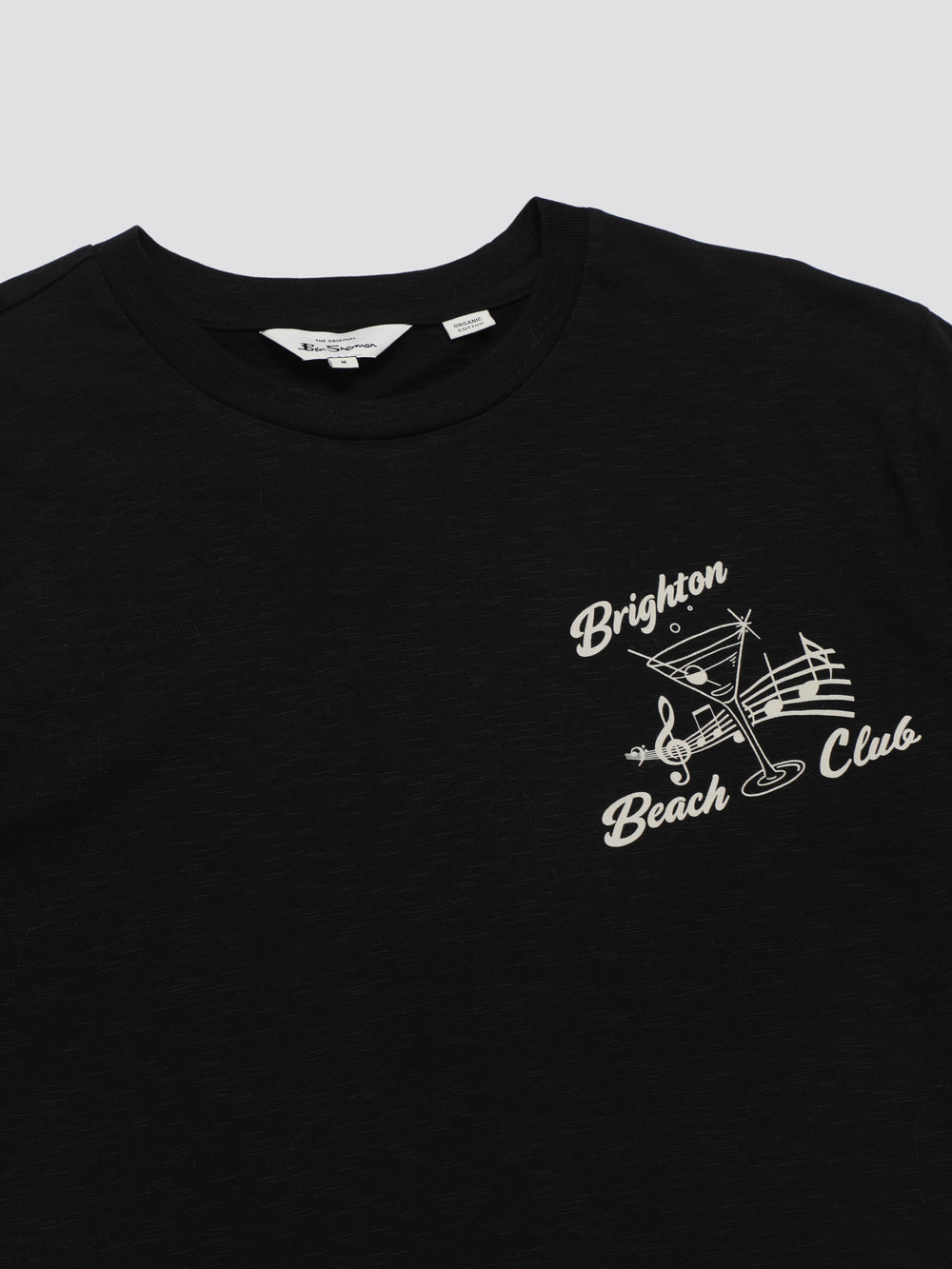 Ben Sherman Signature Brighton Beach Club T-Shirt Black | CGSE68512