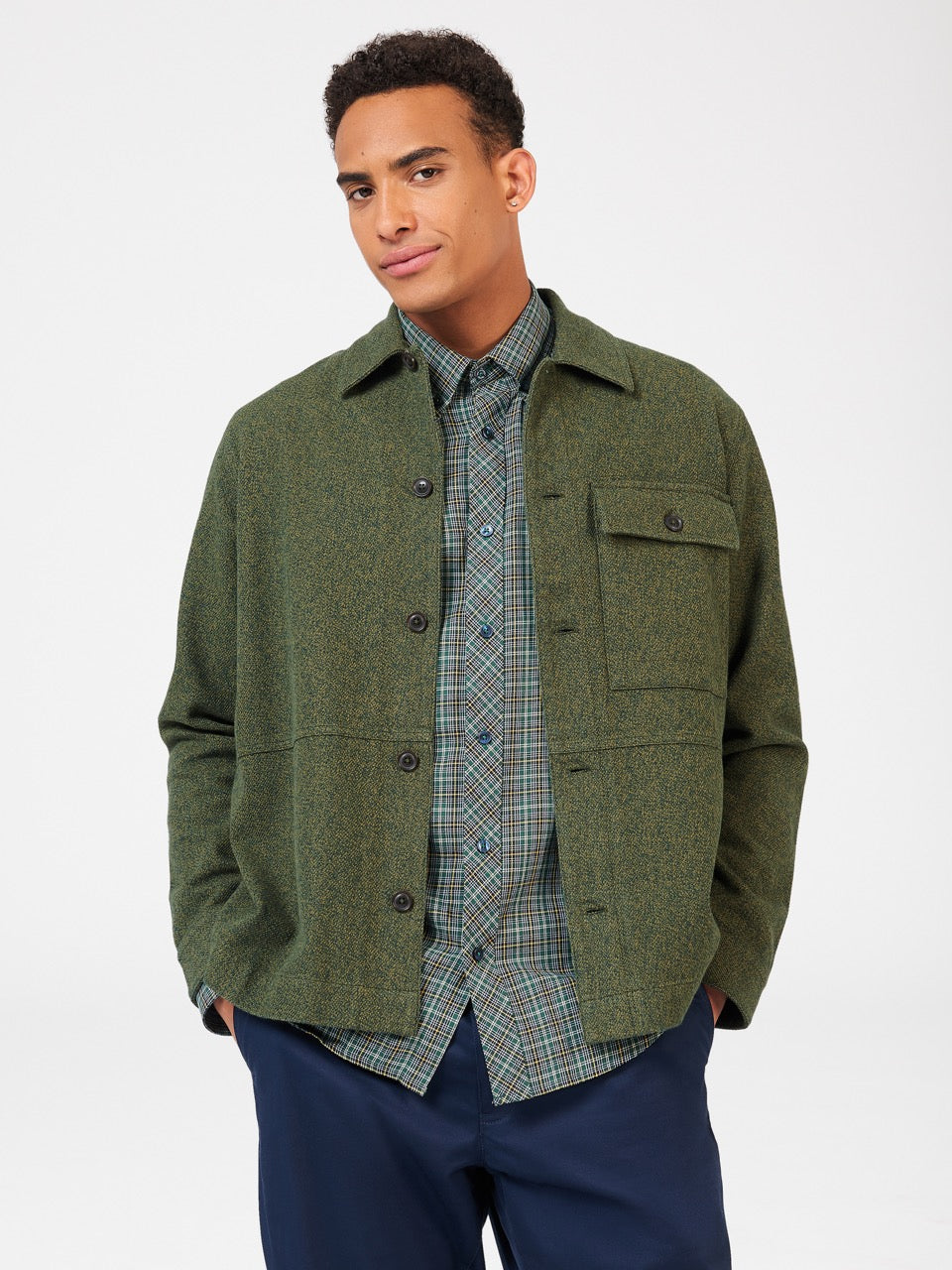 Ben Sherman Signature Casual Cotton Jackets Khaki | LGUR37842